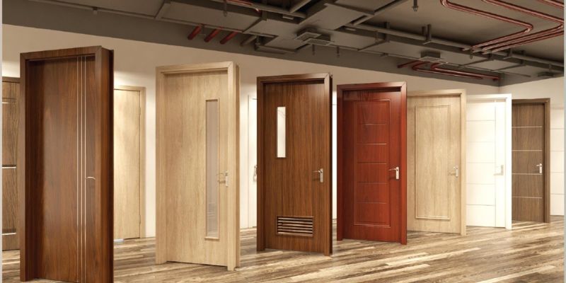 Cửa nhựa gỗ composite giúp không gian nội thất thêm sang trọng